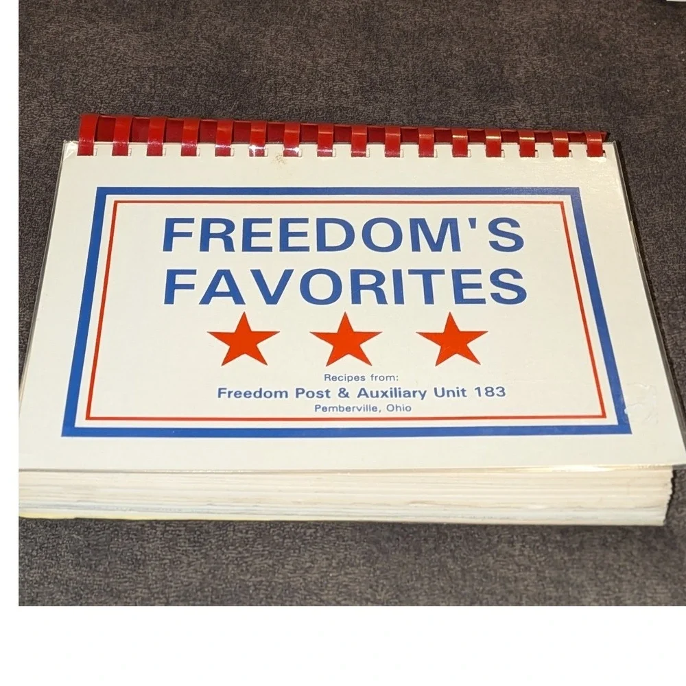 Freedom's Favorites American Legion Auxiliary Unit 183 Pemberville Ohio Cookbook